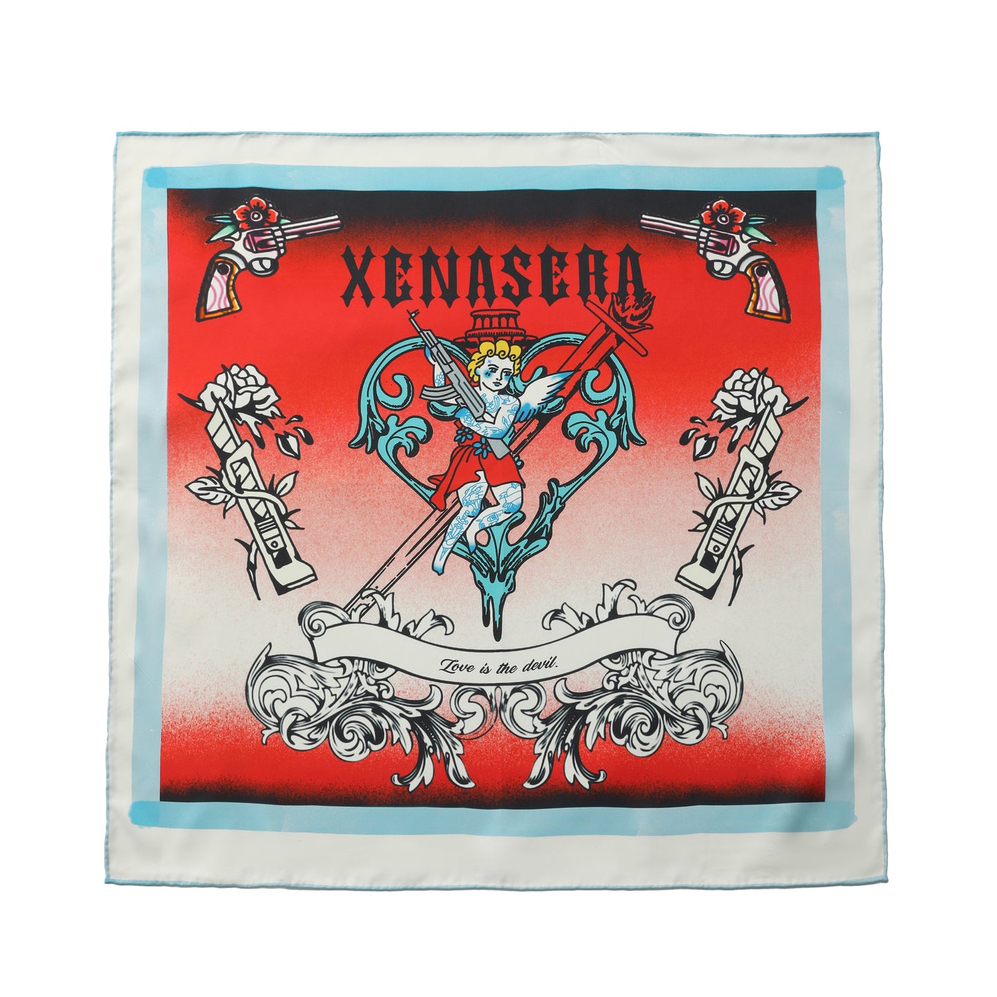 XENASERA UNISEX PRINTED SCARF