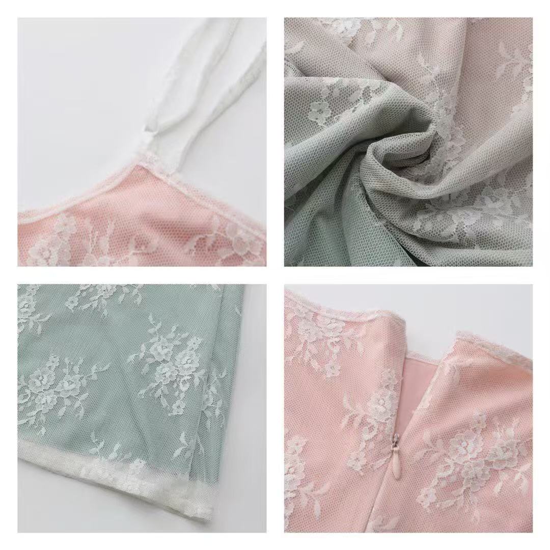 XENASERA PEACH GREEN BEAN ICE DRESS