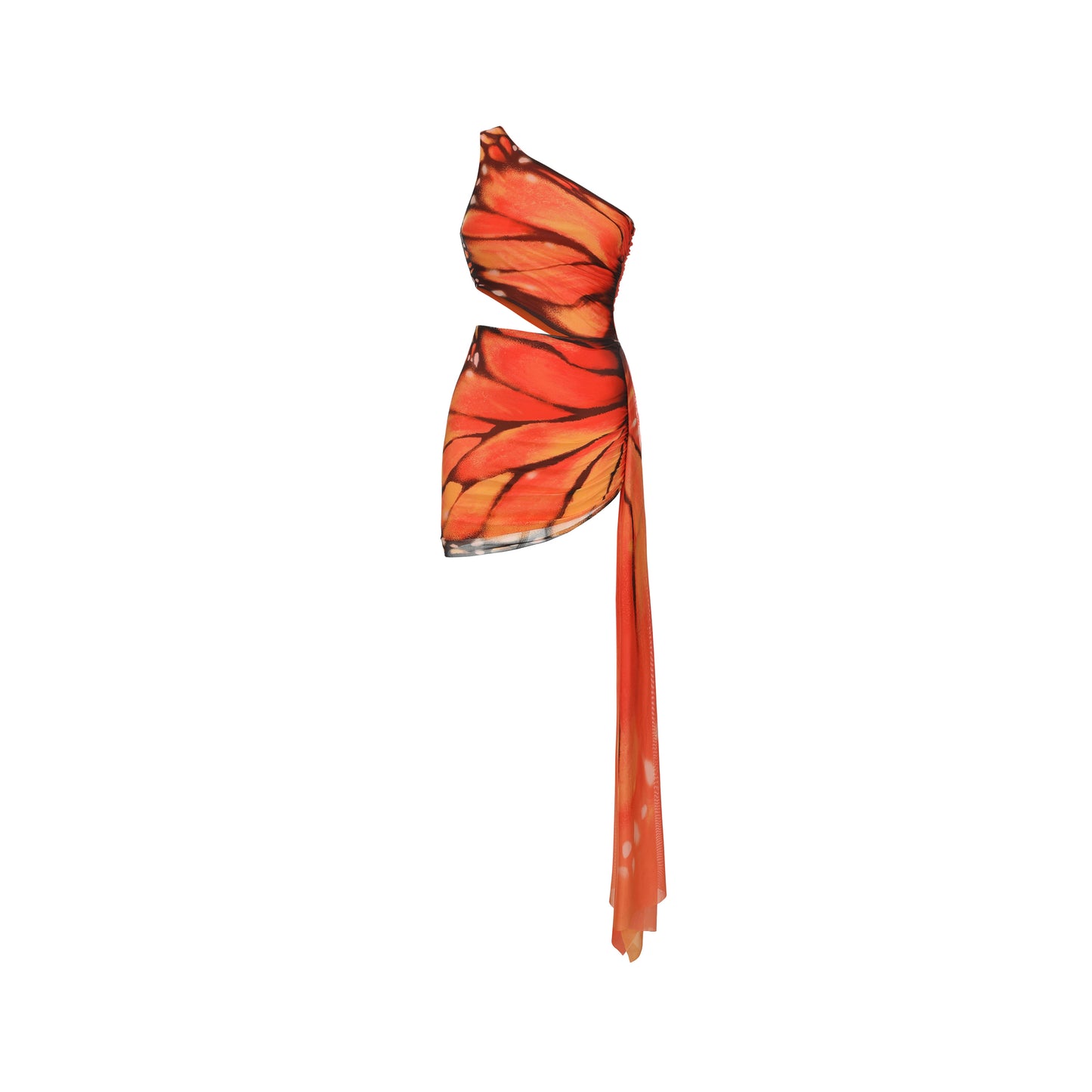 XENASERA DANAUS GENUTIA WING/ASTEROPE PECHUELI WING DRESS