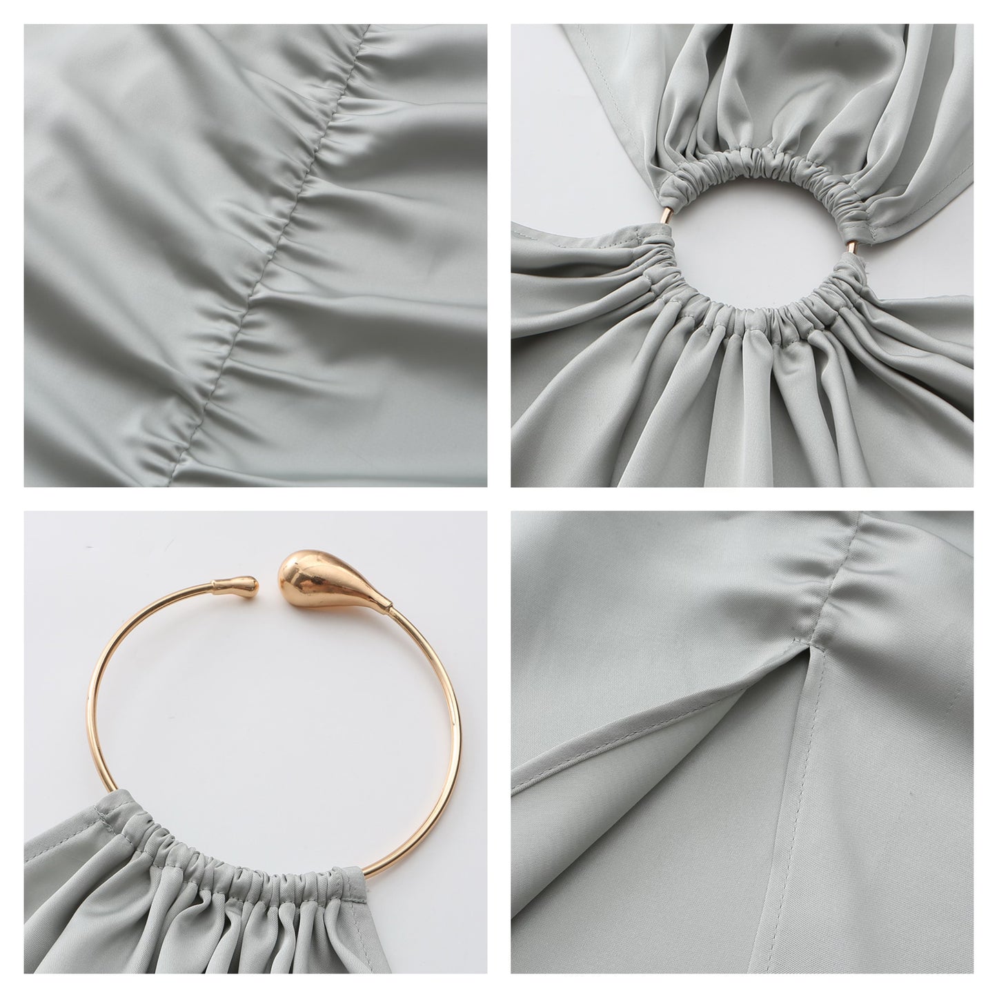 XENASERA SILVER LIGHT OF SEINE/TWILIGHT WALTZ DRESS