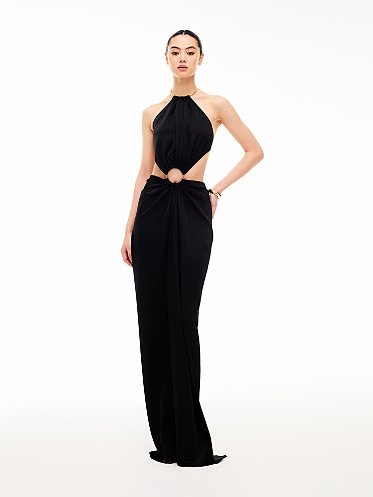 XENASERA SILVER LIGHT OF SEINE/TWILIGHT WALTZ DRESS