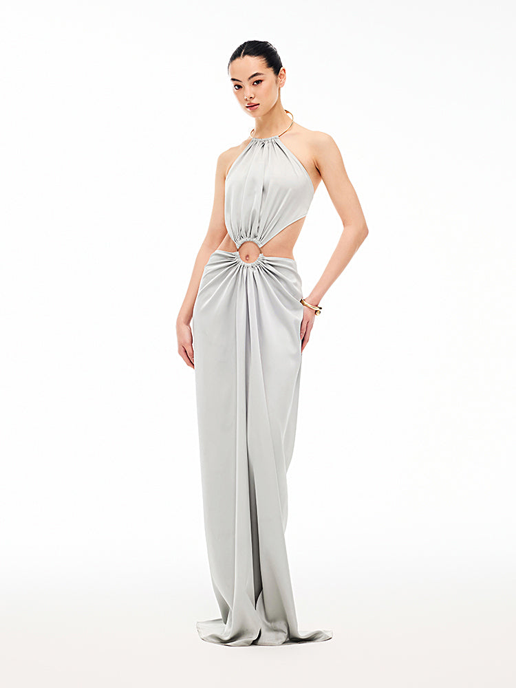 XENASERA SILVER LIGHT OF SEINE/TWILIGHT WALTZ DRESS