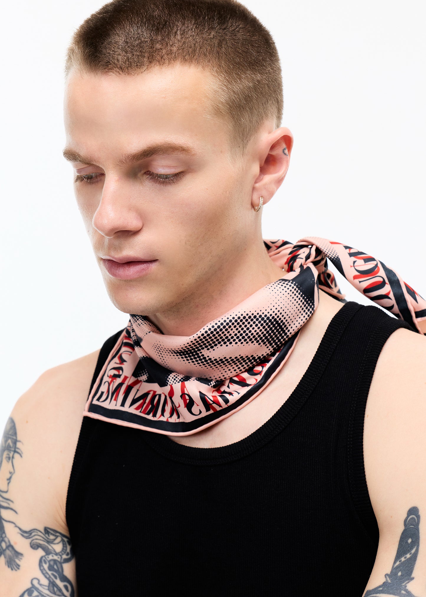 XENASERA UNISEX PRINTED SCARF