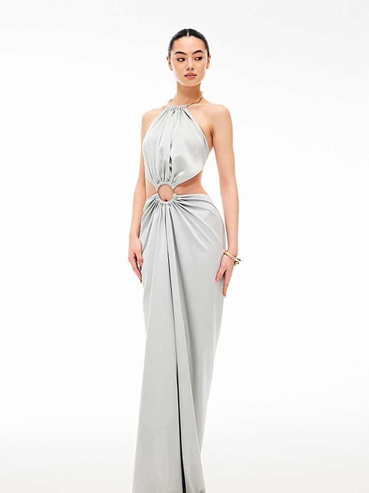 XENASERA SILVER LIGHT OF SEINE/TWILIGHT WALTZ DRESS