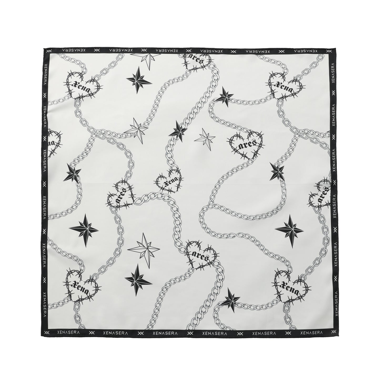 XENASERA UNISEX PRINTED SCARF