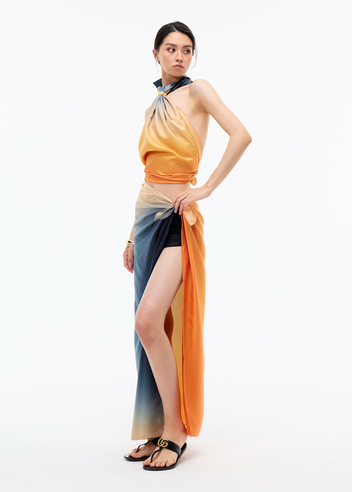 XENASERA UNISEX PRINTED SCARF