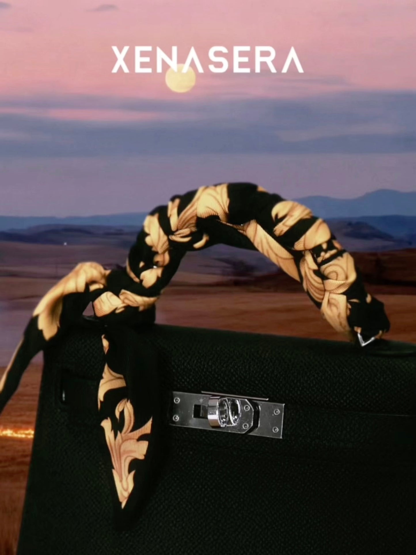 XENASERA UNISEX PRINTED SCARF
