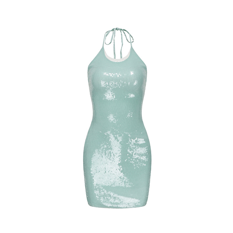 XENASERA ICE GREEN MINT/TARO SWEETHEART DRESS