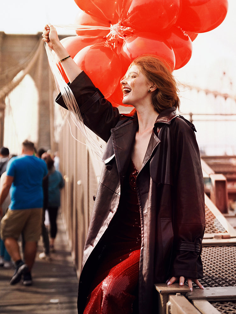 XENASERA BROADWAY DATE LEARHER JACKET
