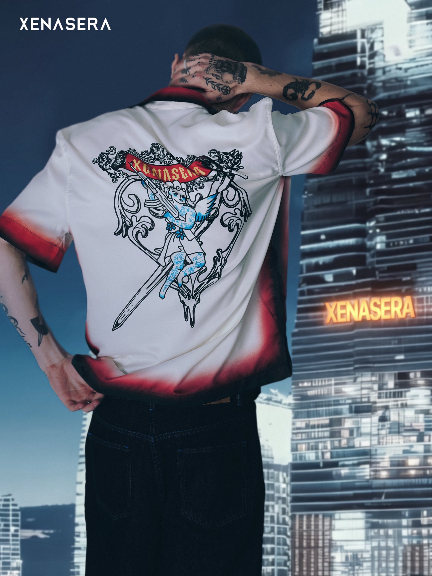 XENASERA UNISEX PRINTED SHIRT