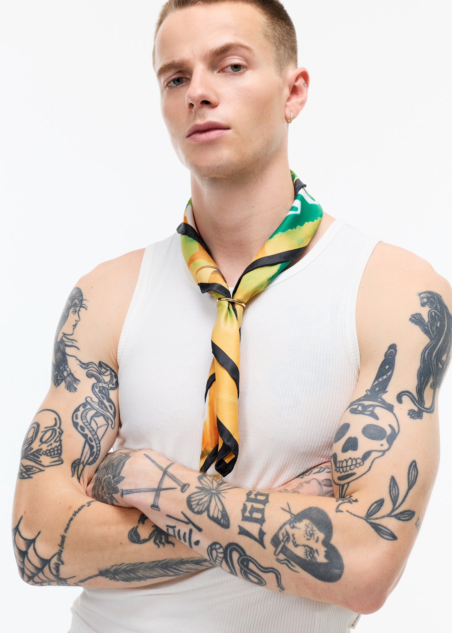 XENASERA UNISEX PRINTED SCARF