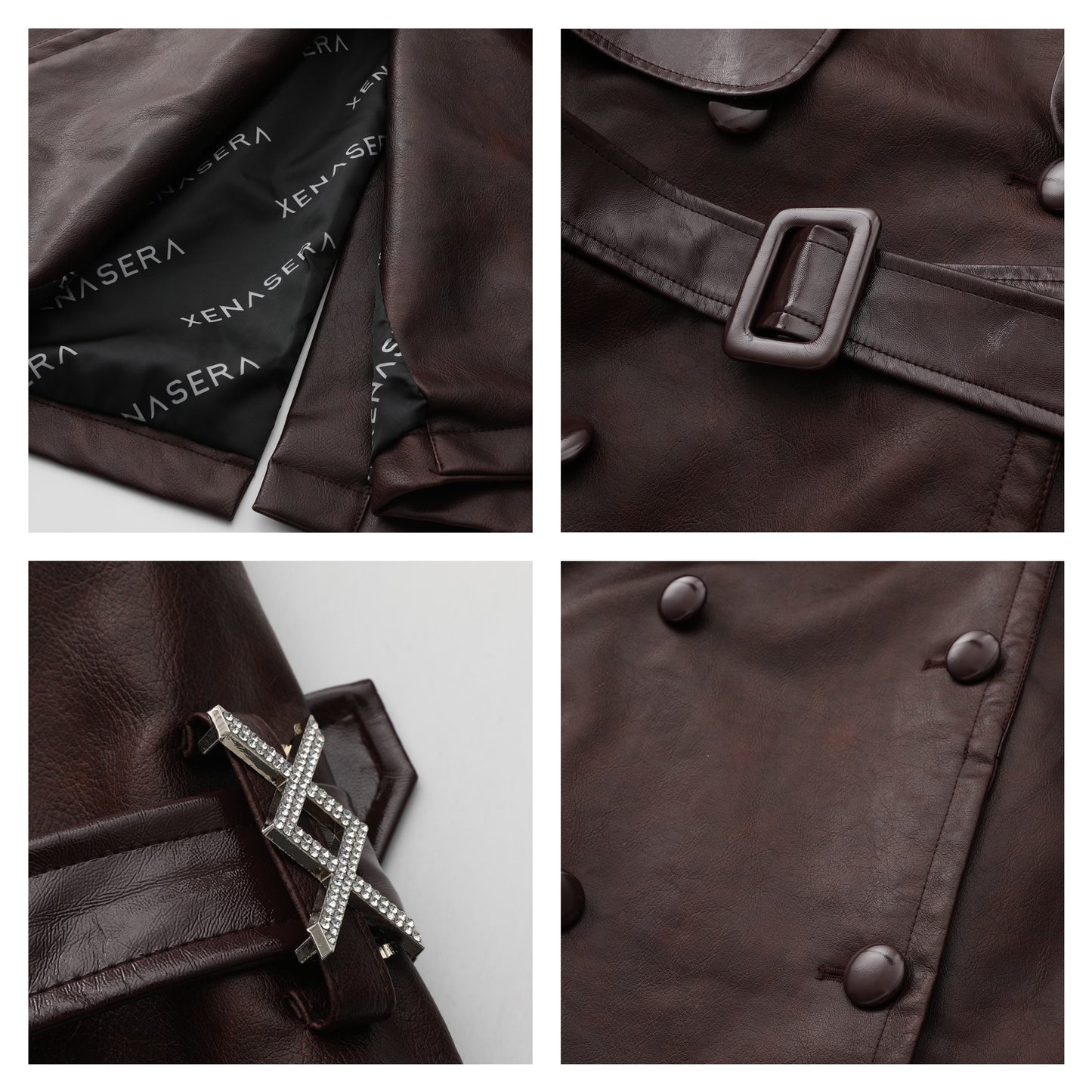 XENASERA BROADWAY DATE LEARHER JACKET