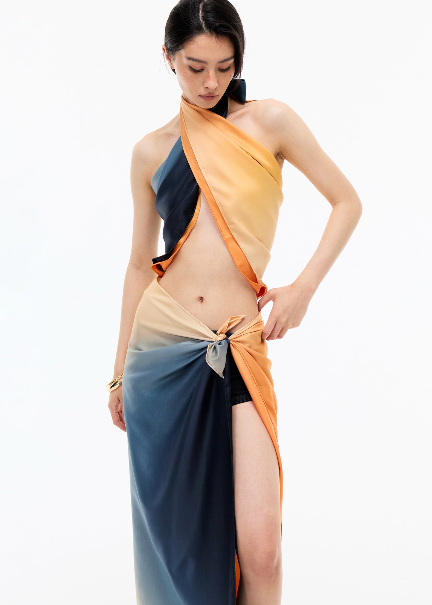 XENASERA UNISEX PRINTED SCARF