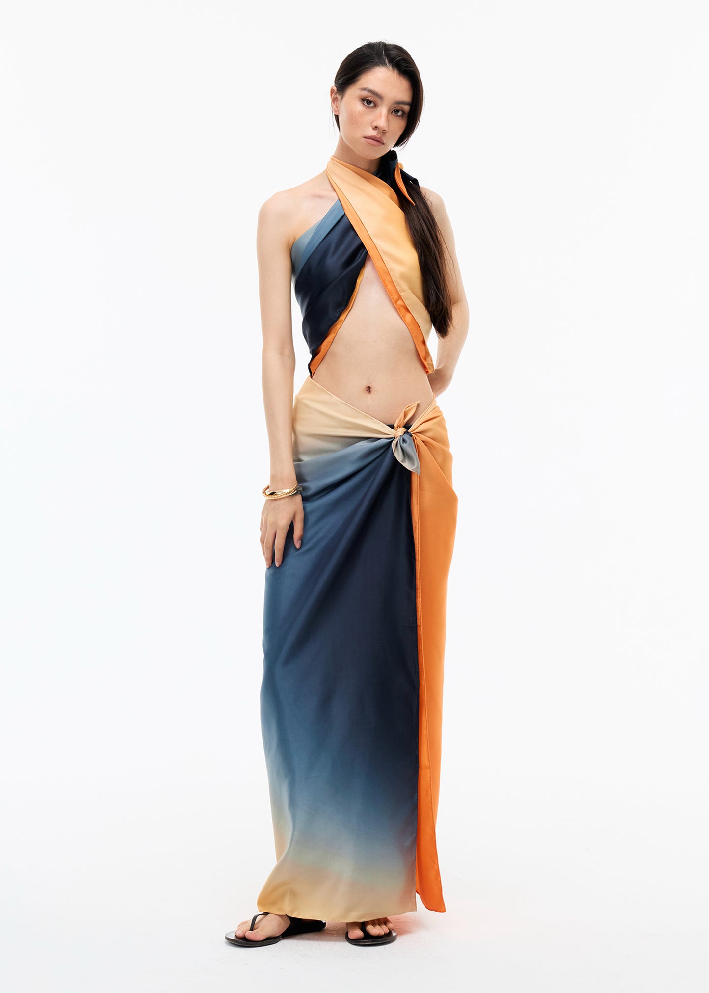 XENASERA UNISEX PRINTED SCARF