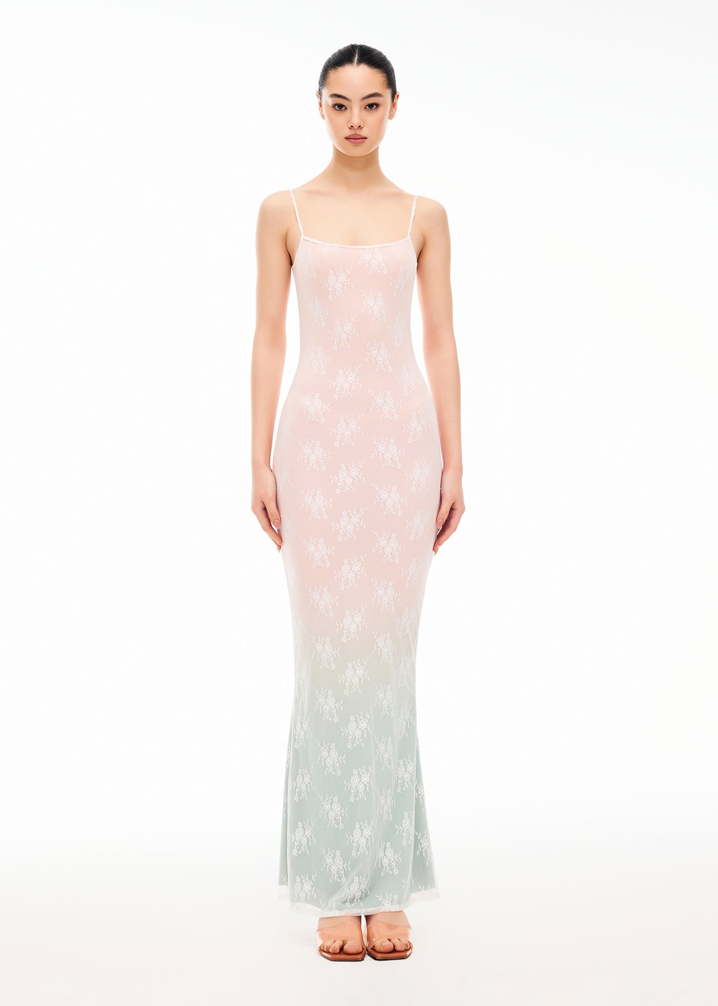 XENASERA PEACH GREEN BEAN ICE DRESS