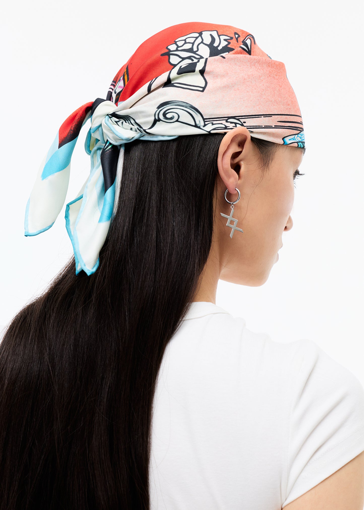 XENASERA UNISEX PRINTED SCARF