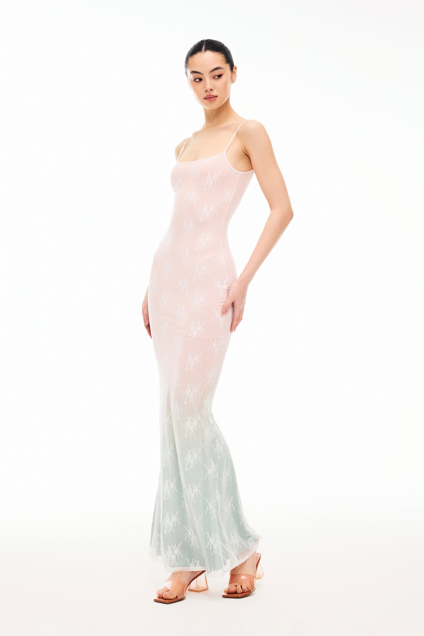 XENASERA PEACH GREEN BEAN ICE DRESS
