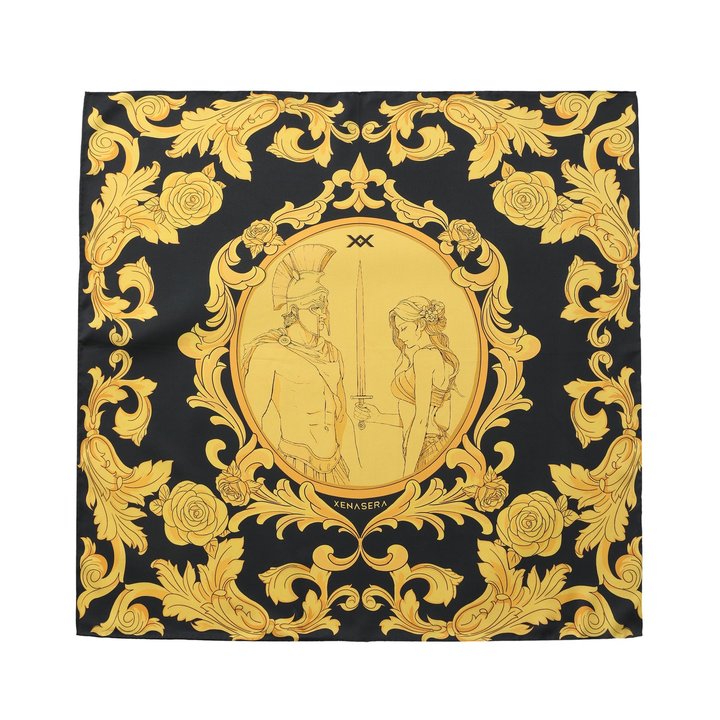 XENASERA UNISEX PRINTED SCARF