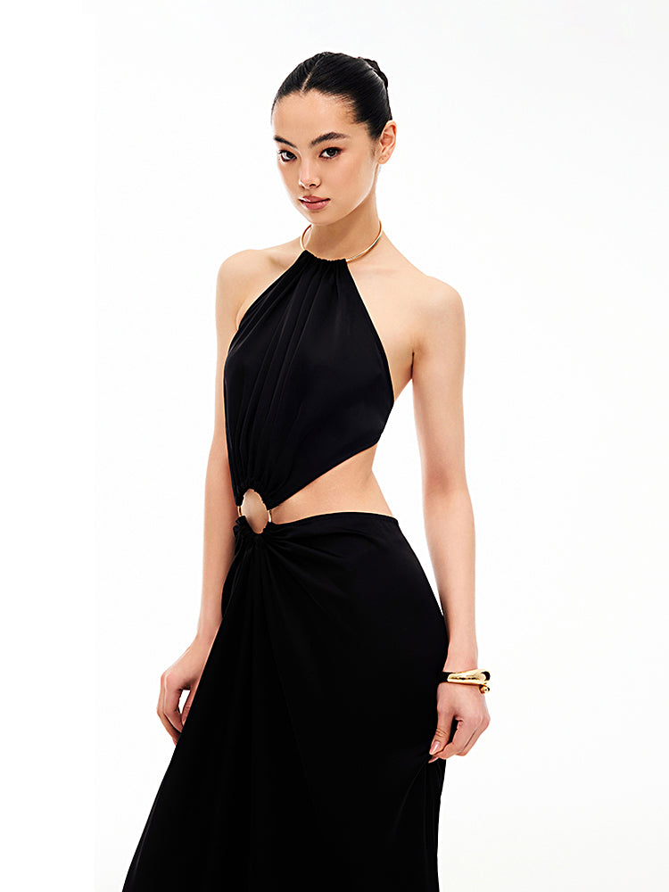 XENASERA SILVER LIGHT OF SEINE/TWILIGHT WALTZ DRESS