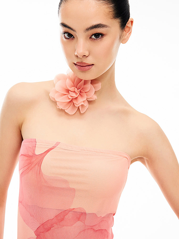 XENASERA DRIFTING FALLEN SAKURA DRESS