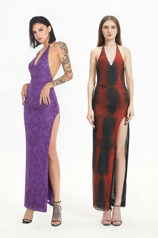XENASERA VIPER ASSASSIN/NIGHTFALL CABERNET DRESS