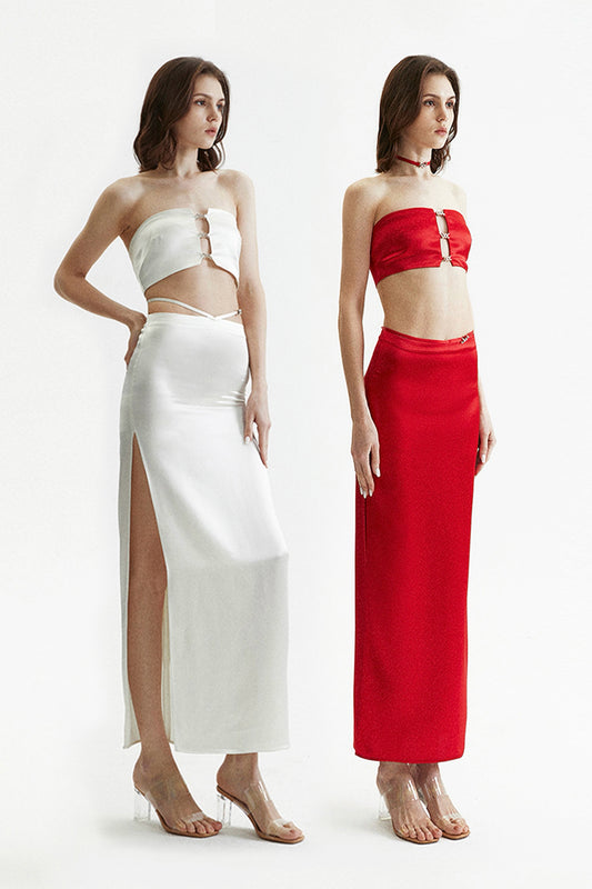 XENASERA WHITE SWAN/CAROLA FLAME SET