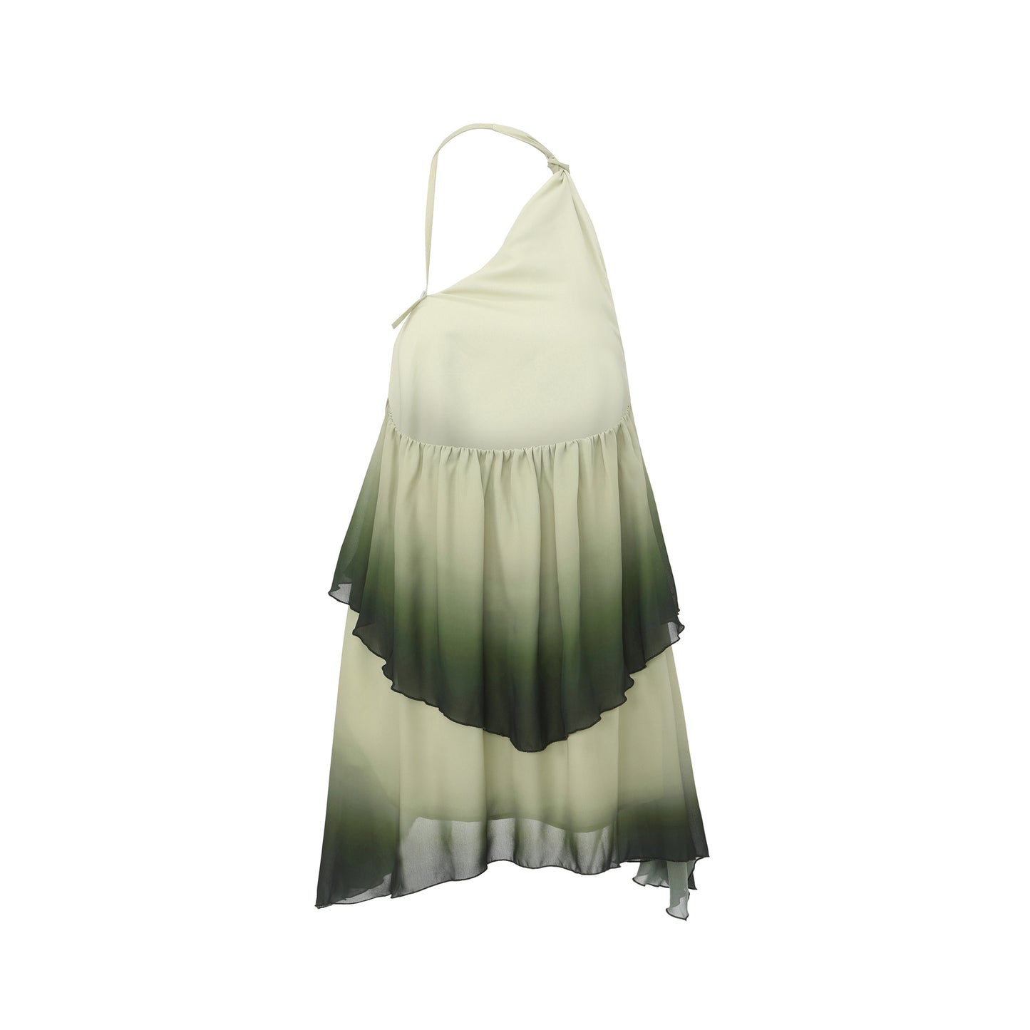 XENASERA DRIFT OF CELADON/GLOW OF MAGMA DRESS