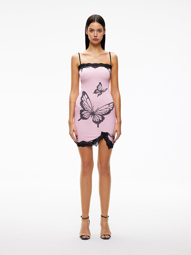 XENASERA SS24 BLACKPINK BUTTERFLY DRESS