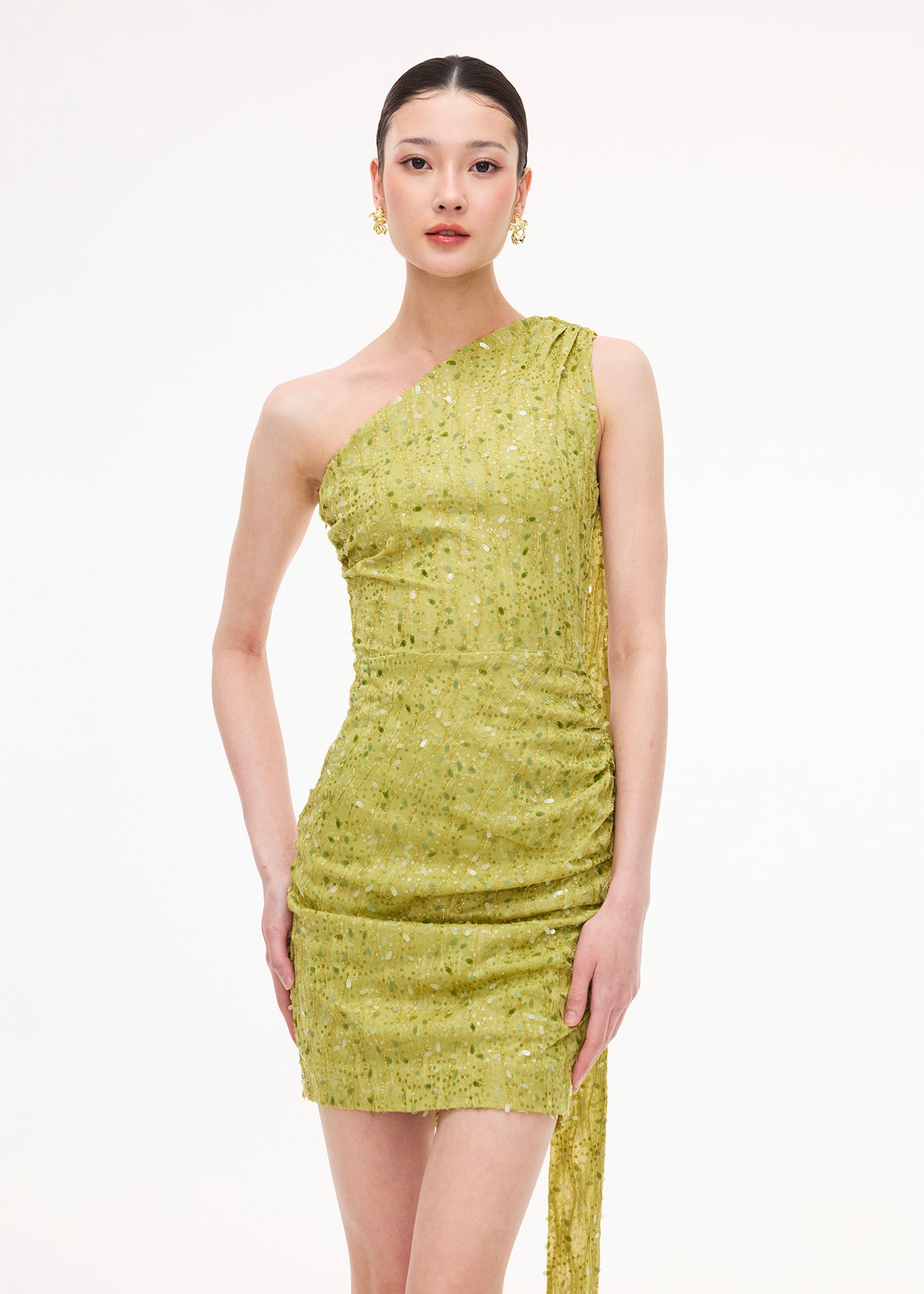 XENASERA EMBER DRIFT/VERDANT WHISPER DRESS