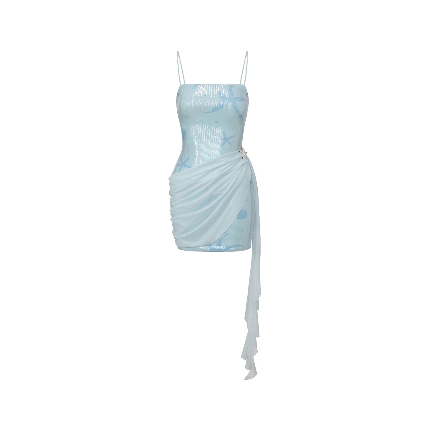 XENASERA GILDED FLUSH/CRYSTALLINE SEA SALT DRESS