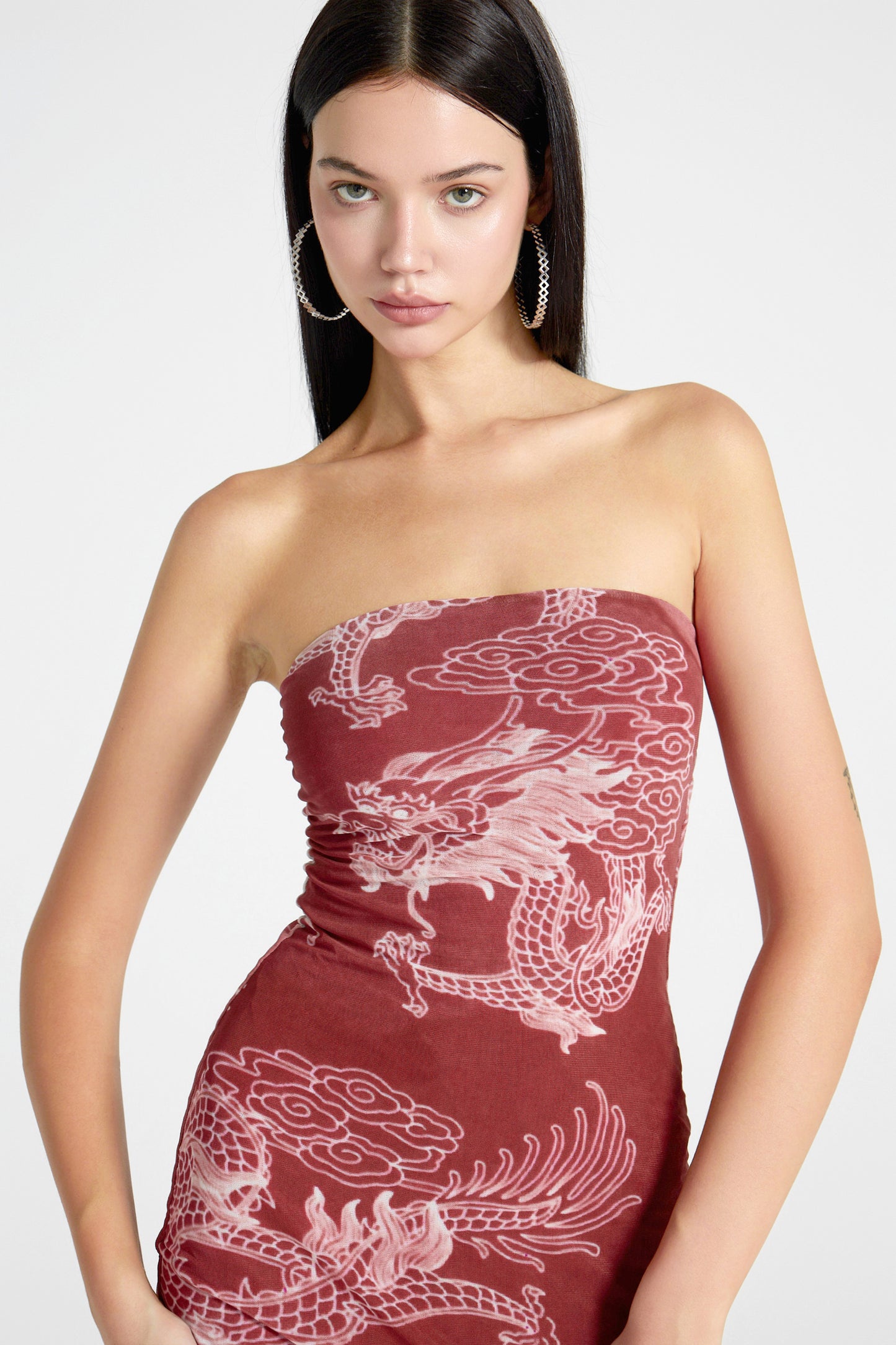 XENASERA SS23 JADE DRAGON DRESS