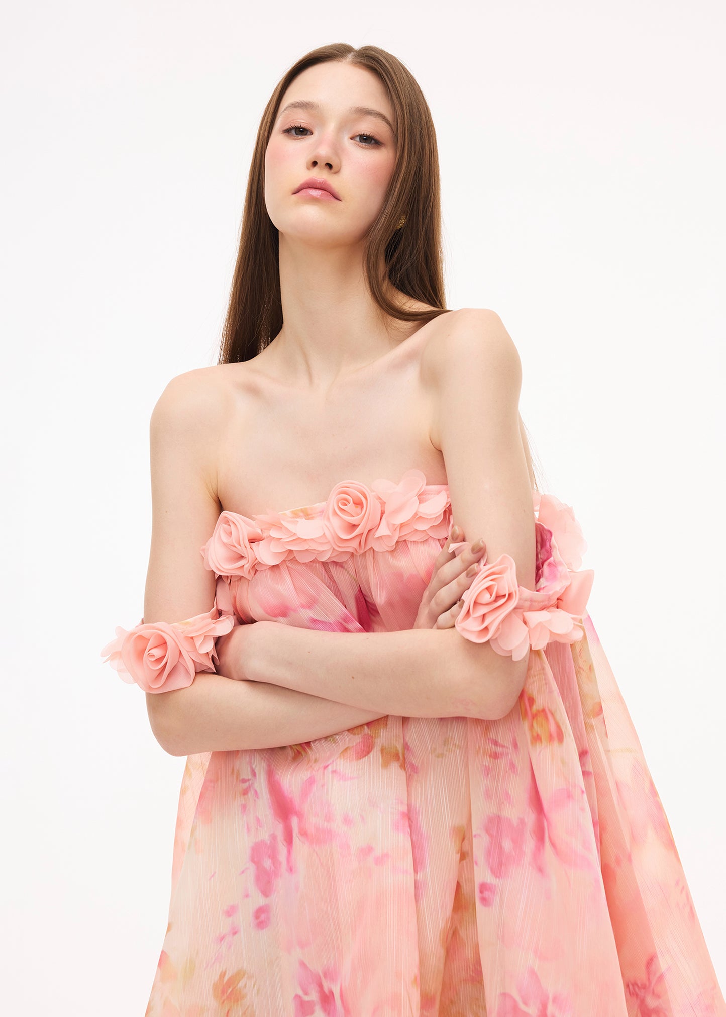 XENASERA ROUGE CARDAMOM DRESS