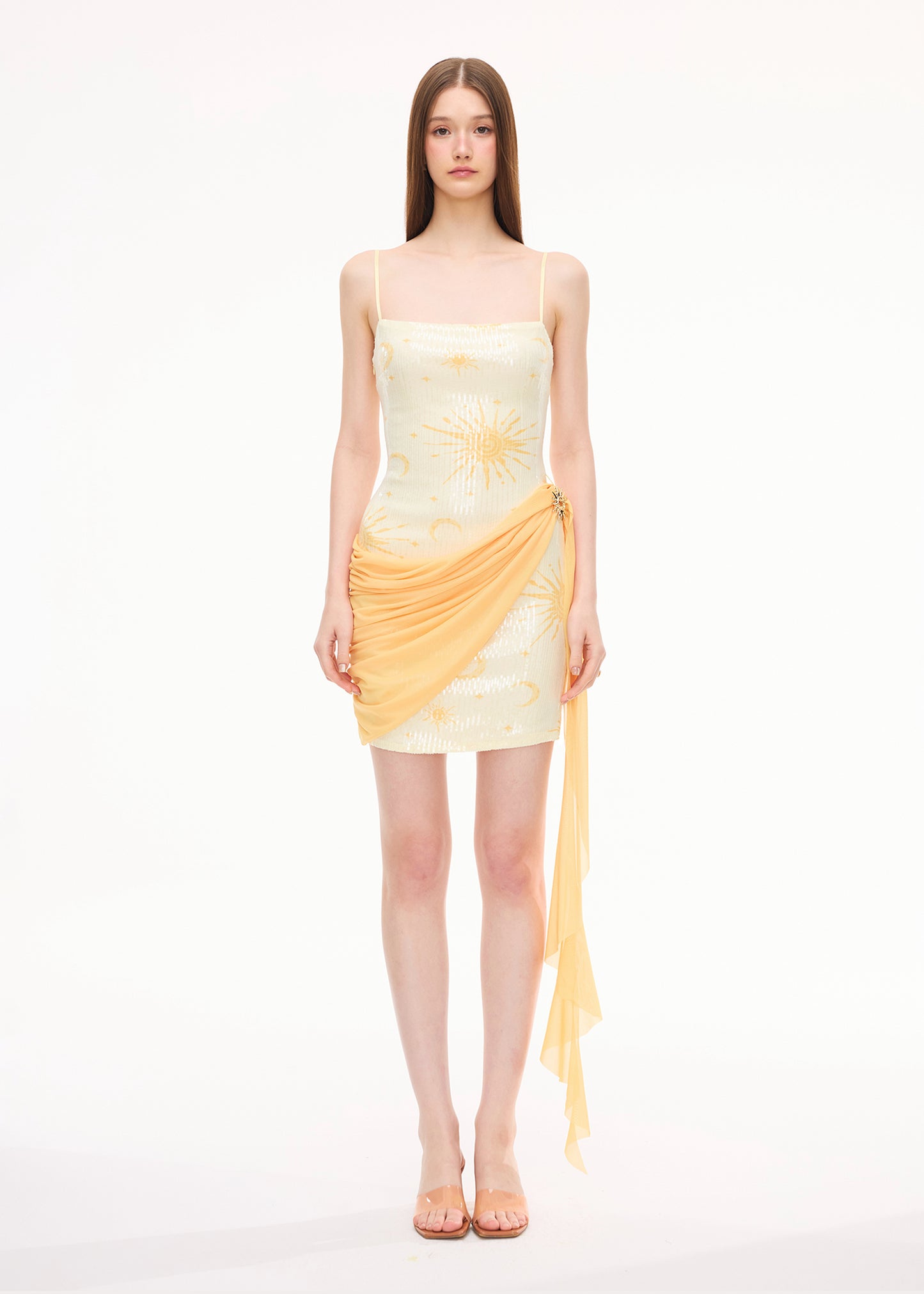 XENASERA GILDED FLUSH/CRYSTALLINE SEA SALT DRESS