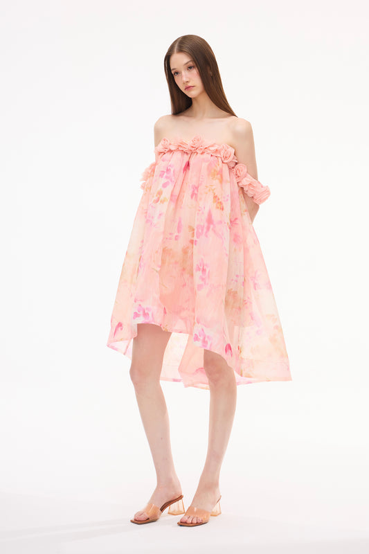 XENASERA ROUGE CARDAMOM DRESS