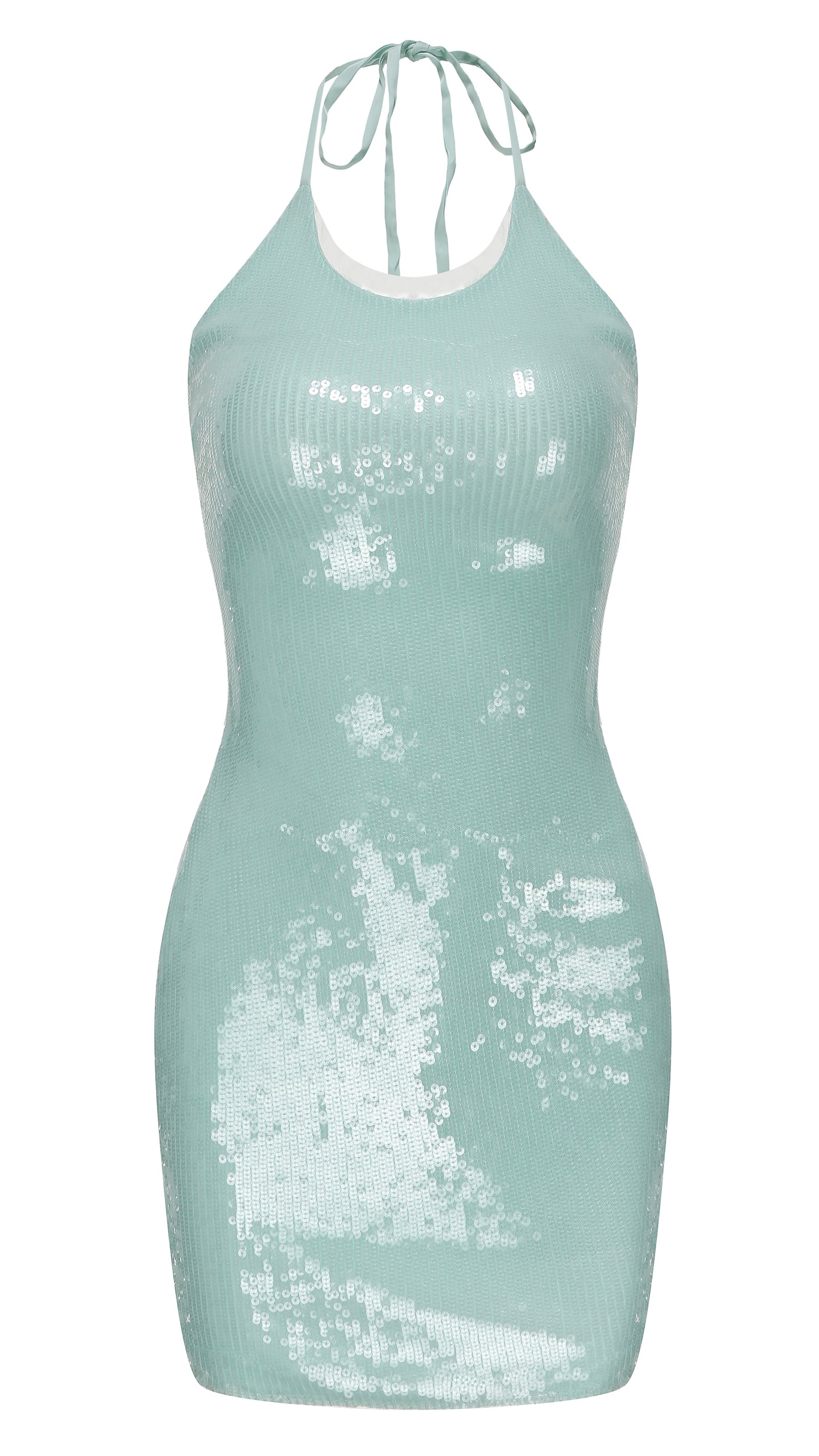 XENASERA FW23 ICE GREEN MINT/TARO SWEETHEART DRESS