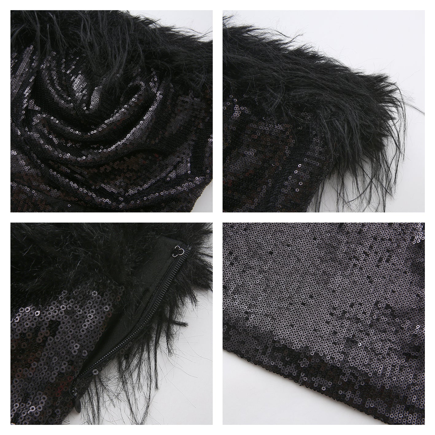 XENASERA TIPSY PLUME DRESS
