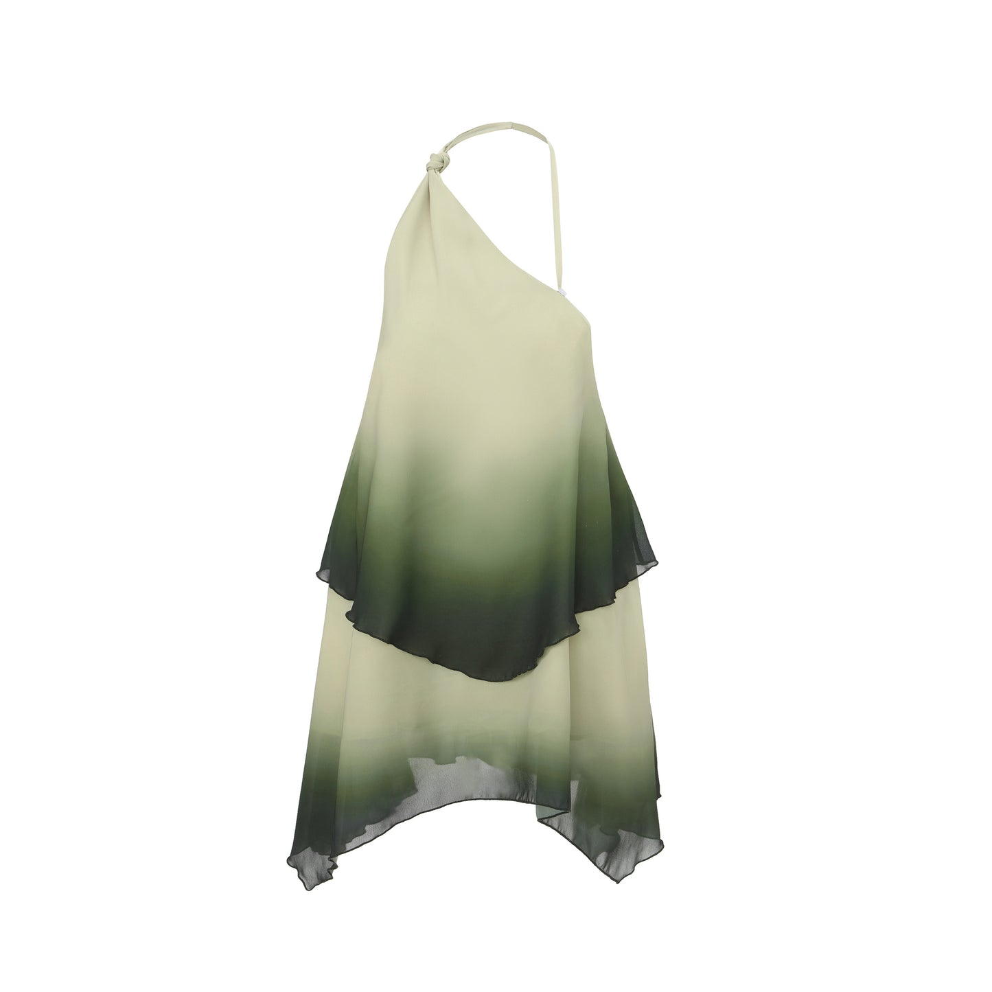 XENASERA DRIFT OF CELADON/GLOW OF MAGMA DRESS