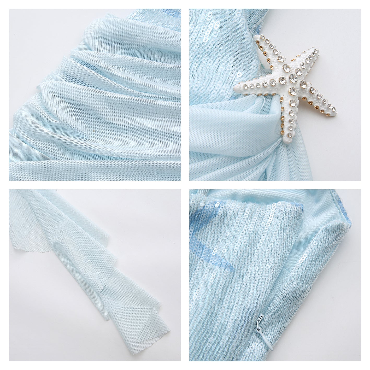 XENASERA GILDED FLUSH/CRYSTALLINE SEA SALT DRESS