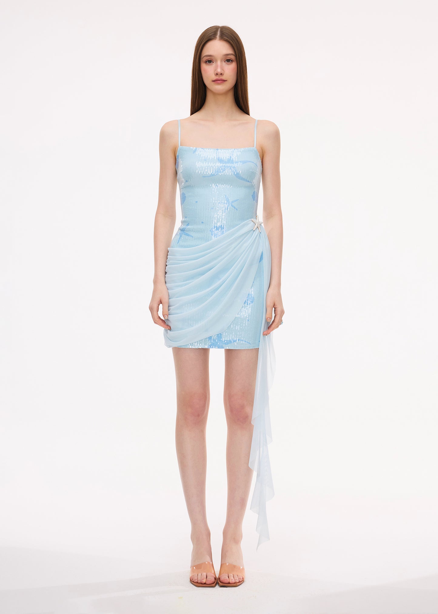 XENASERA GILDED FLUSH/CRYSTALLINE SEA SALT DRESS