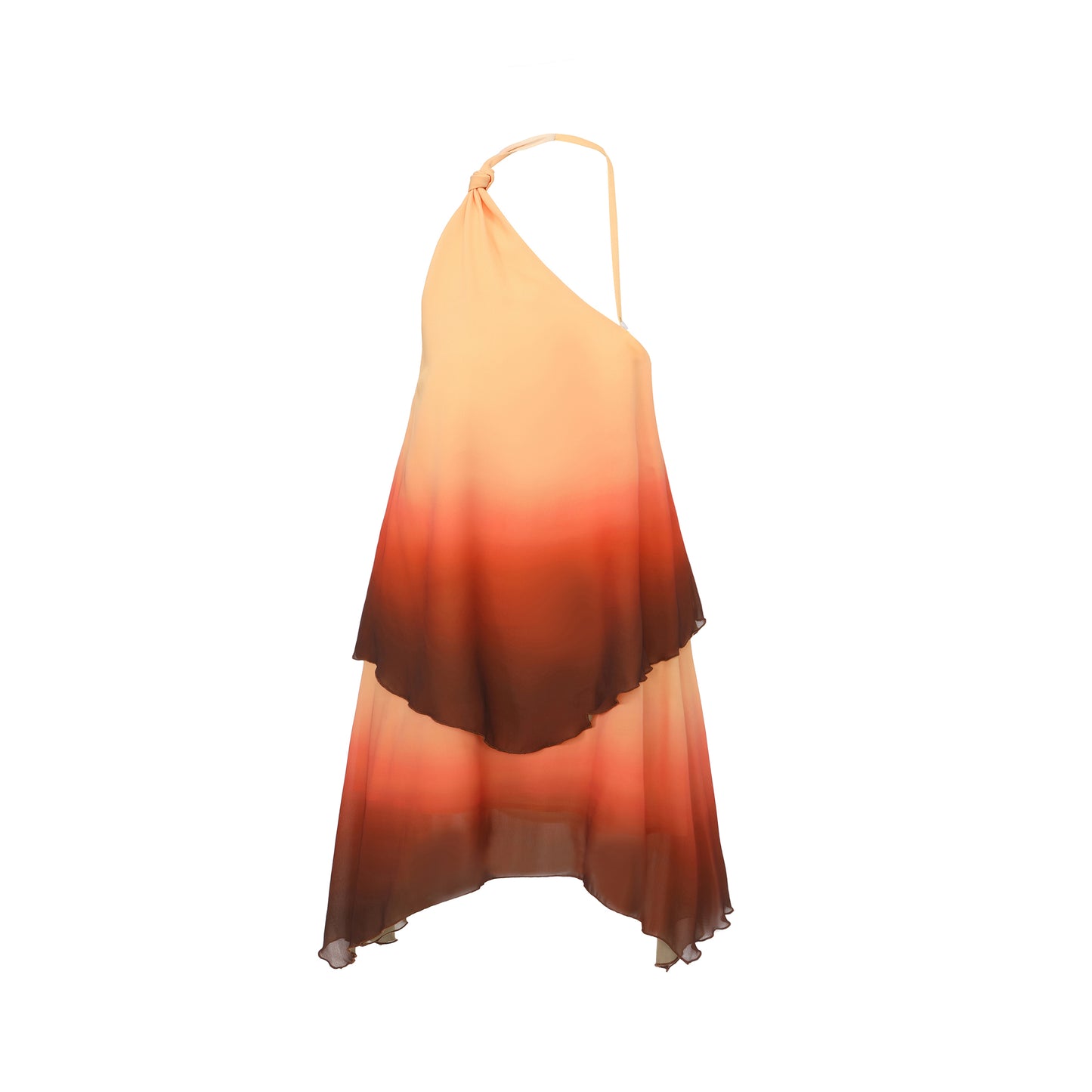 XENASERA DRIFT OF CELADON/GLOW OF MAGMA DRESS