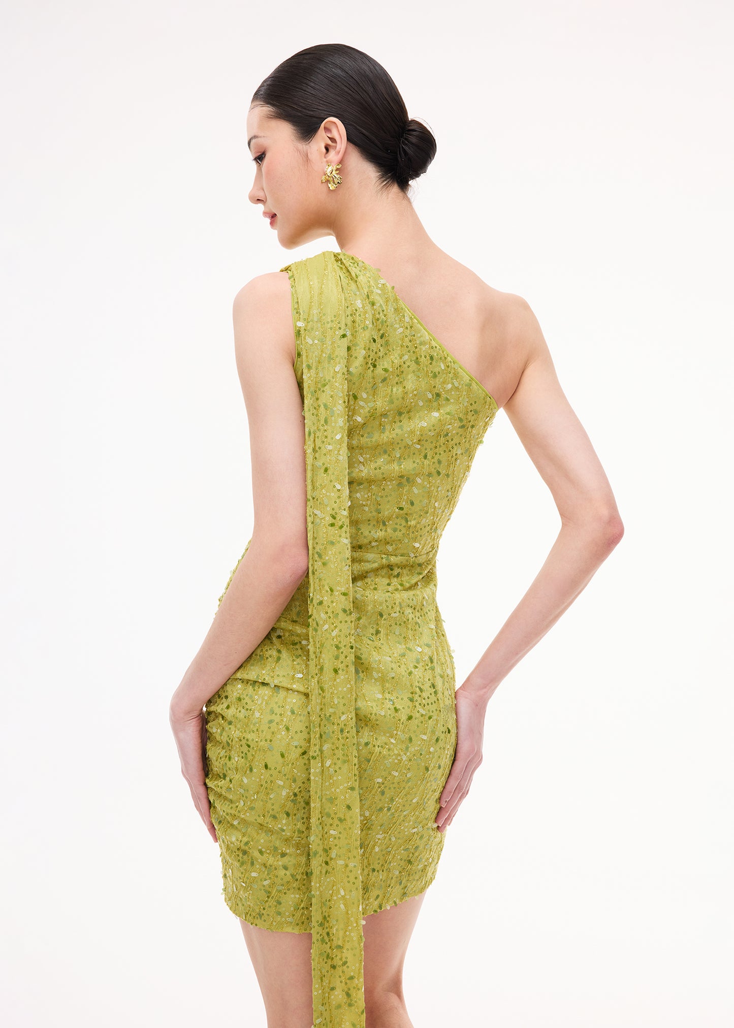 XENASERA EMBER DRIFT/VERDANT WHISPER DRESS