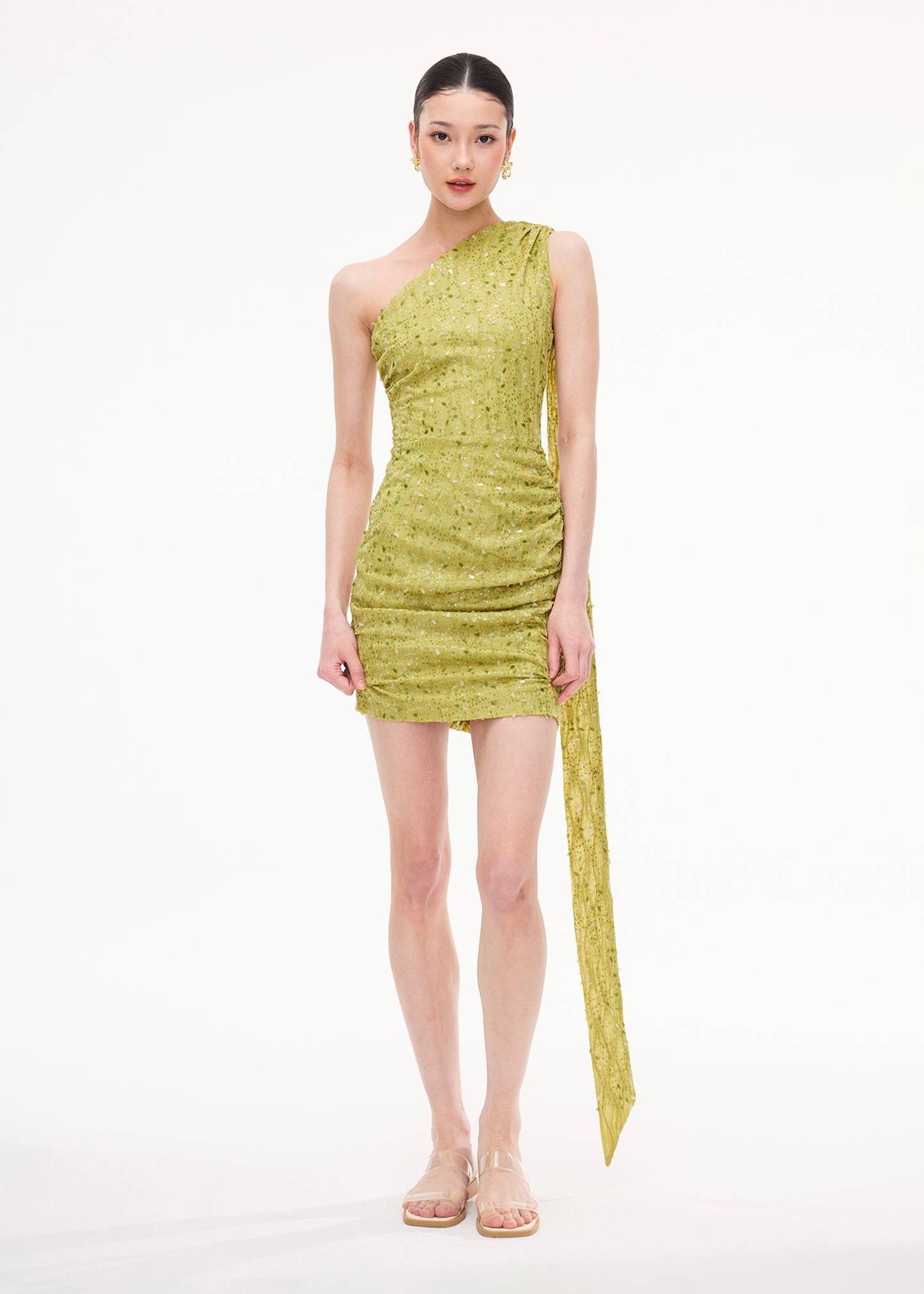 XENASERA EMBER DRIFT/VERDANT WHISPER DRESS