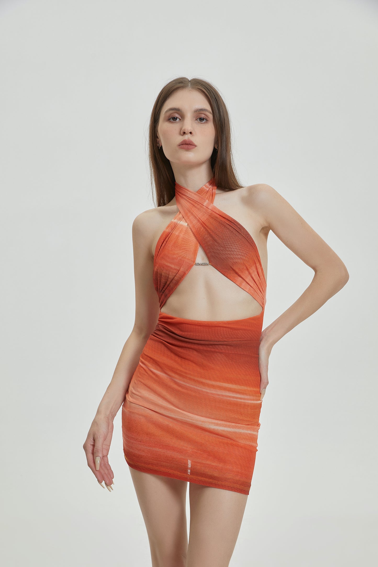 XENASERA SS22 CALIFORNIA SUNSET DRESS