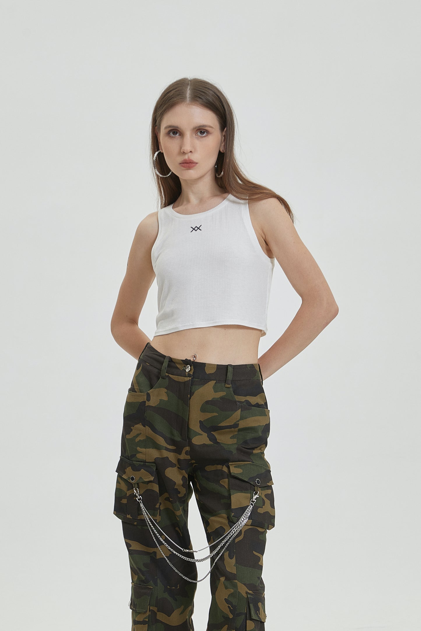 XENASERA SS22 #XGANG LOGO CROP TOP