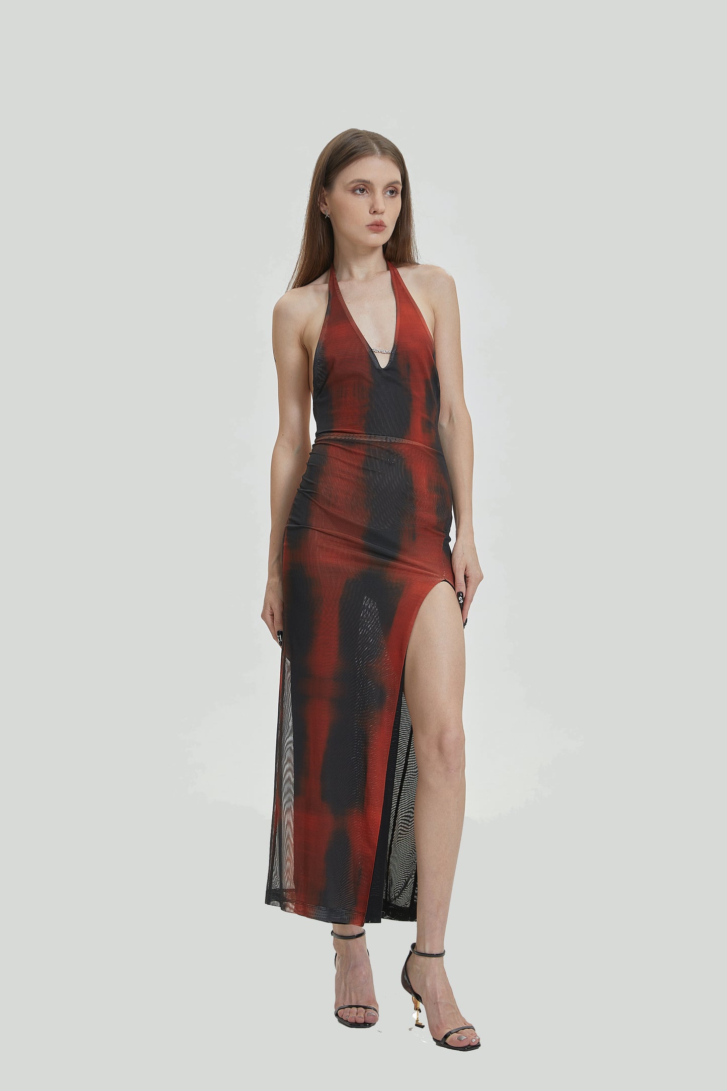 XENASERA SS22 NIGHTFALL CABERNET DRESS