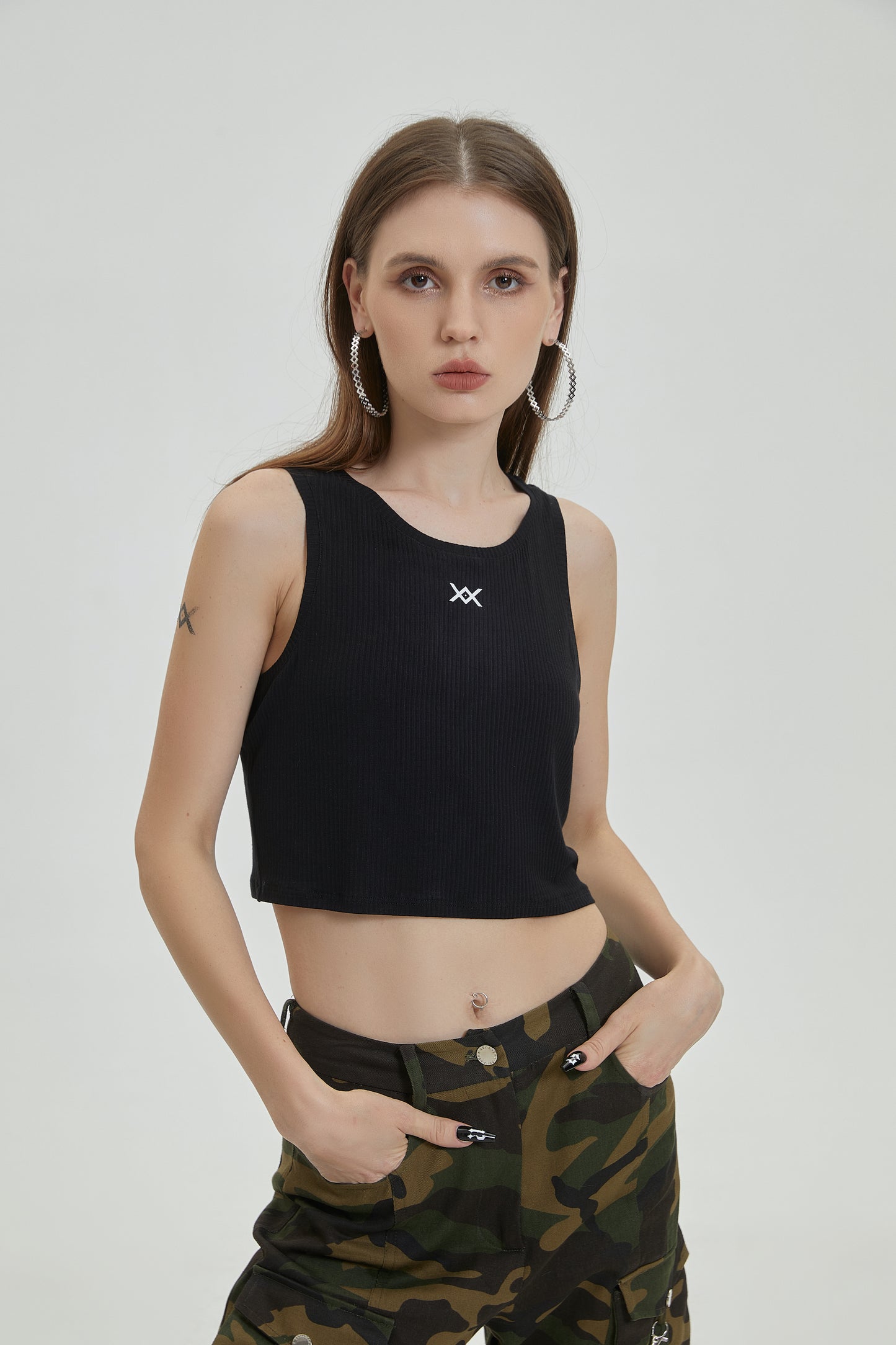 XENASERA SS22 #XGANG LOGO CROP TOP