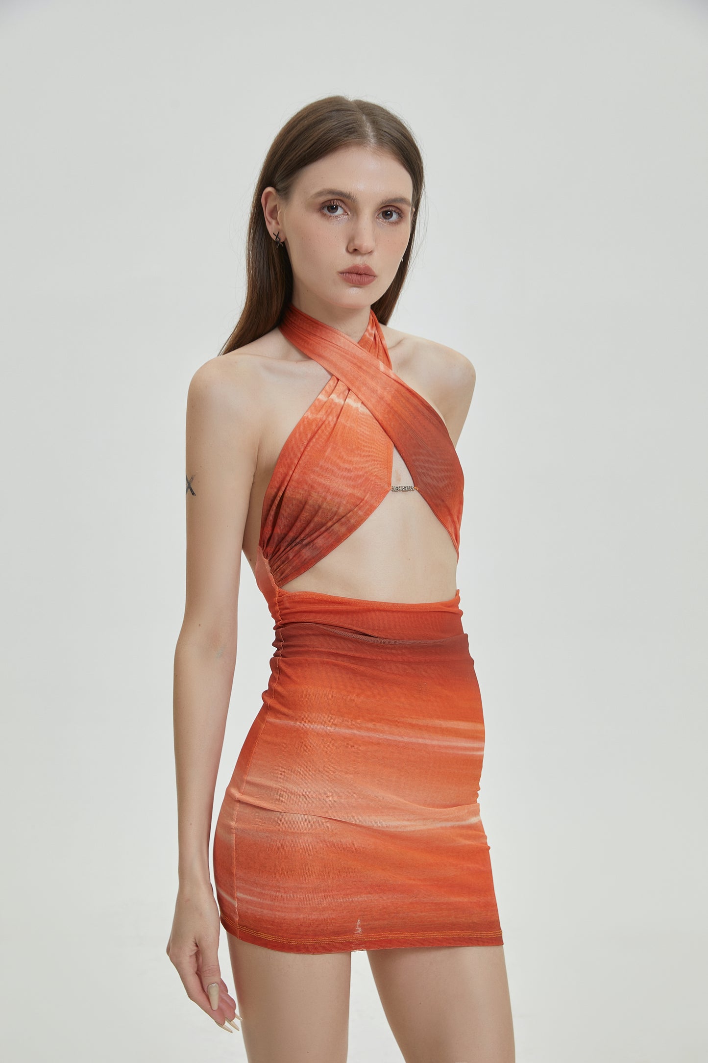 XENASERA SS22 CALIFORNIA SUNSET DRESS