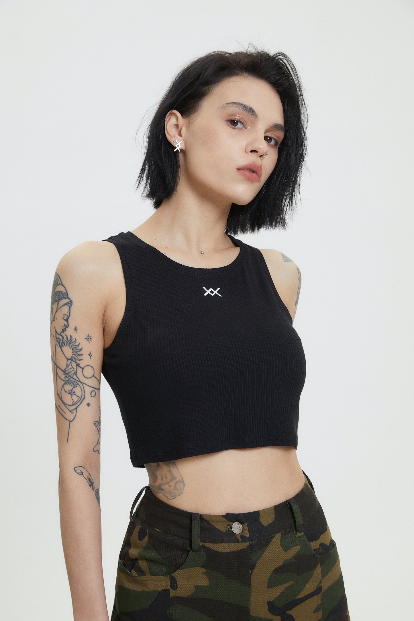 XENASERA SS22 #XGANG LOGO CROP TOP