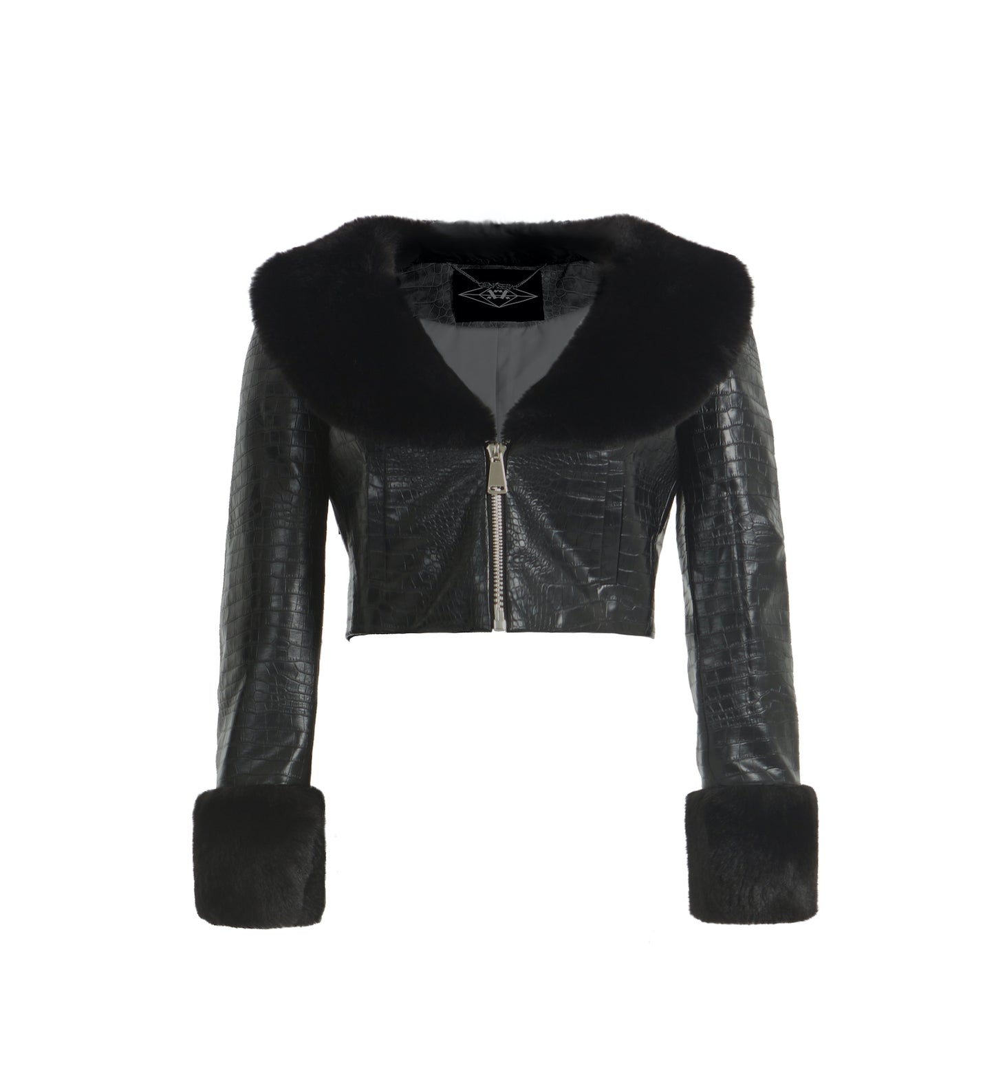 XENASERA FW22 HIBERNANT CROCODILE LEATHER JACKET