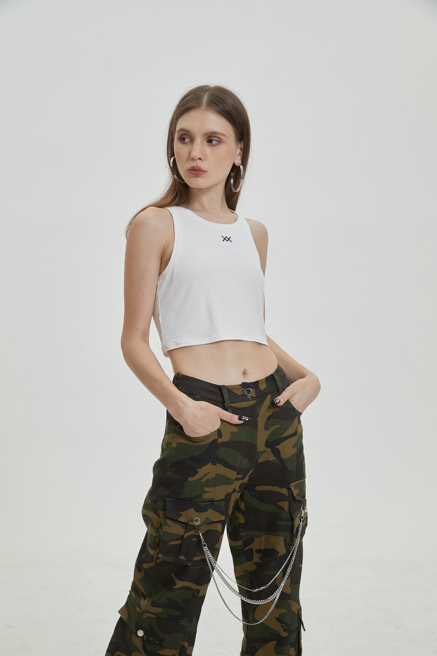 XENASERA SS22 #XGANG LOGO CROP TOP